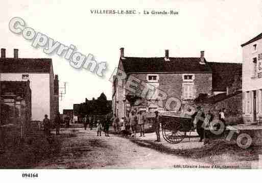 Ville de VILLIERSLESEC, carte postale ancienne