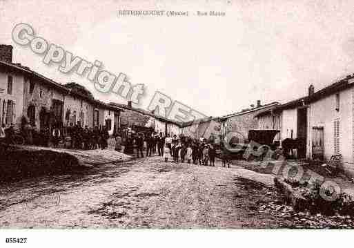 Ville de BETHINCOURT, carte postale ancienne
