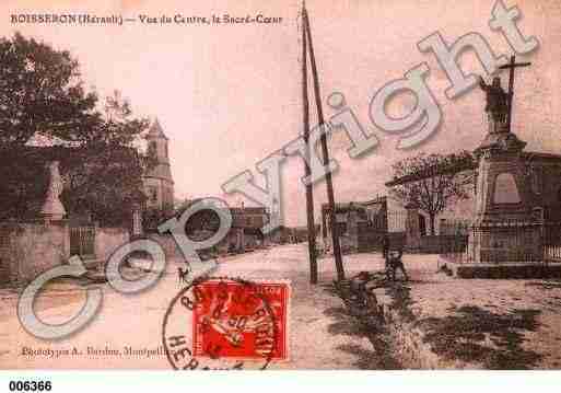 Ville de BOISSERON, carte postale ancienne