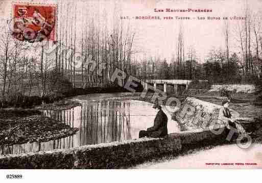 Ville de BORDERESSURL'ECHEZ, carte postale ancienne