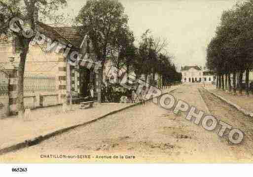 Ville de CHATILLONSURSEINE, carte postale ancienne