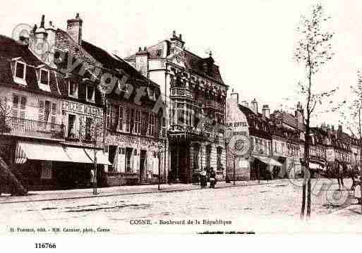 Ville de COSNESURLOIRE, carte postale ancienne