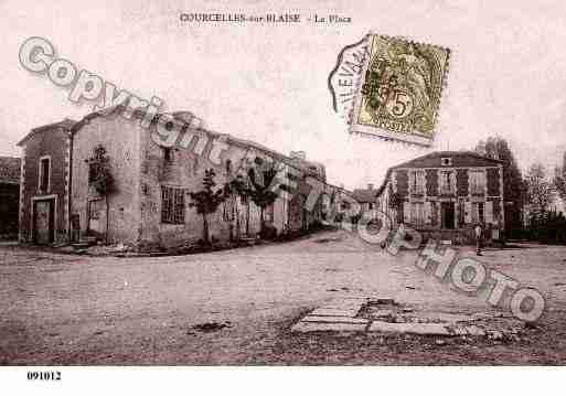 Ville de COURCELLESSURBLAISE, carte postale ancienne
