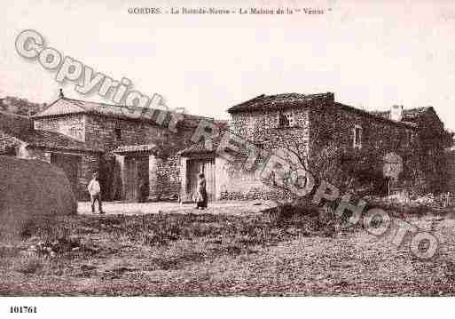 Ville de GORDES, carte postale ancienne