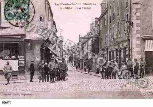 Ville de GRAY, carte postale ancienne