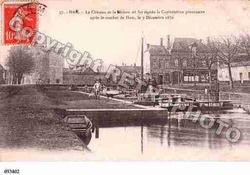 Ville de HAM, carte postale ancienne