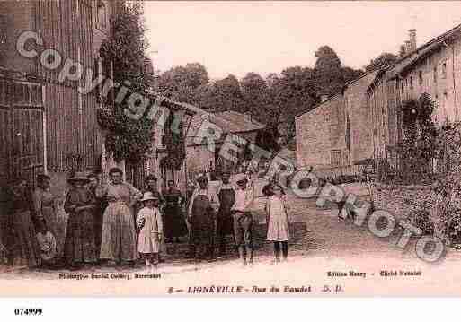 Ville de LIGNEVILLE, carte postale ancienne