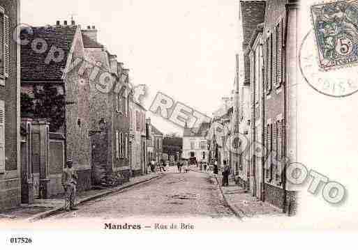 Ville de MANDRESLESROSES, carte postale ancienne