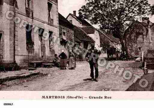 Ville de MARTROIS, carte postale ancienne