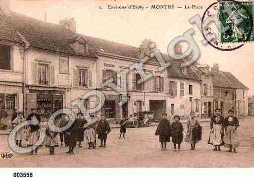 Ville de MONTRY, carte postale ancienne