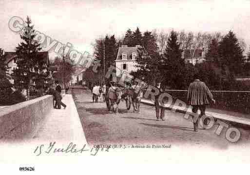 Ville de ORTHEZ, carte postale ancienne