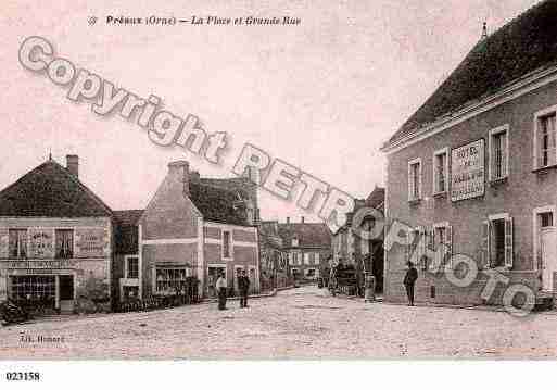 Ville de PREAUXDUPERCHE, carte postale ancienne