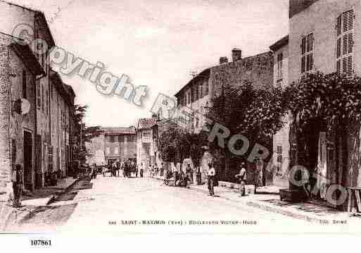 Ville de SAINTMAXIMIN, carte postale ancienne