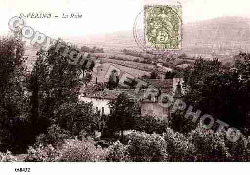 Ville de SAINTVERAND, carte postale ancienne