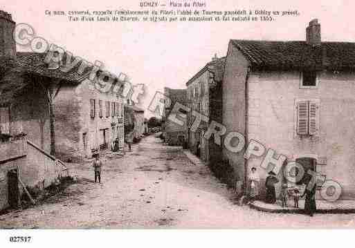 Ville de UCHIZY, carte postale ancienne