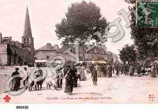 Ville de VALLONENSULLY, carte postale ancienne