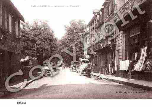 Ville de AUBIN, carte postale ancienne
