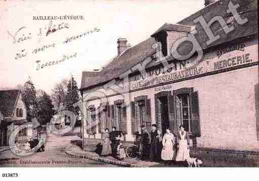 Ville de BAILLEAUL\'EVEQUE, carte postale ancienne