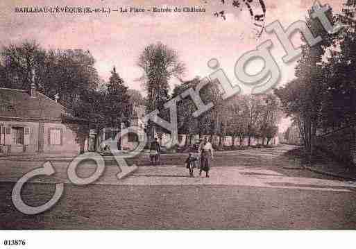 Ville de BAILLEAUL\'EVEQUE, carte postale ancienne