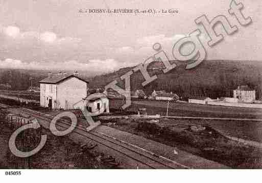 Ville de BOISSYLARIVIERE, carte postale ancienne