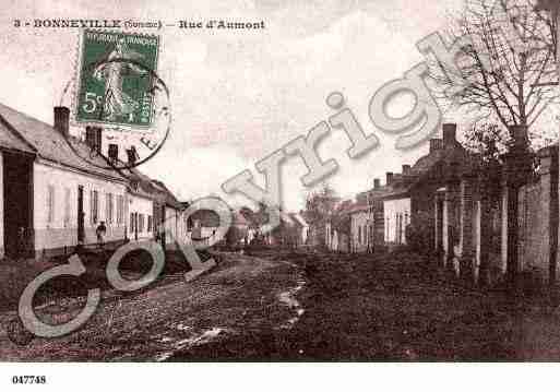 Ville de BONNEVILLE, carte postale ancienne