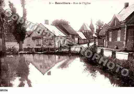 Ville de BONVILLERS, carte postale ancienne