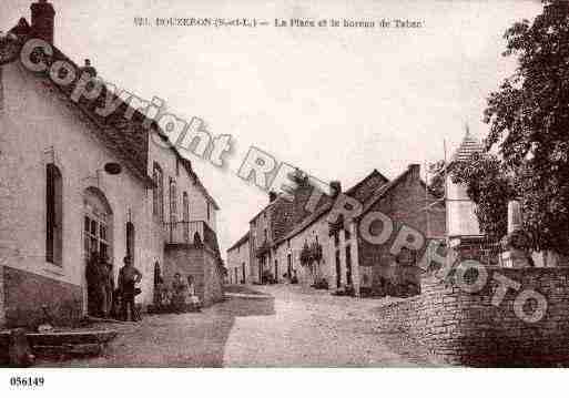 Ville de BOUZERON, carte postale ancienne