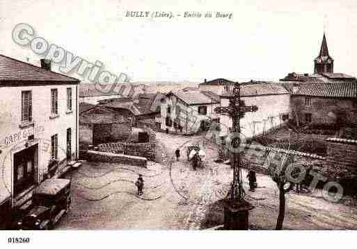 Ville de BULLY, carte postale ancienne