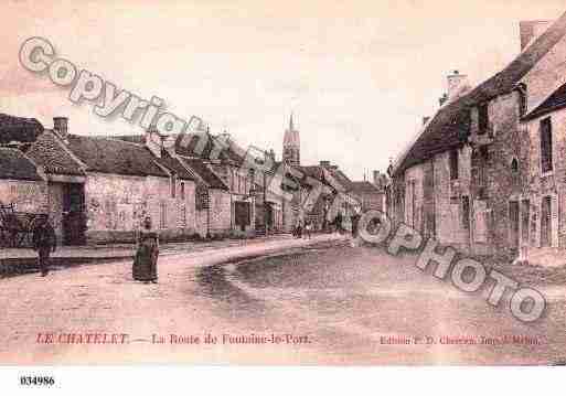Ville de CHATELETENBRIE(LE), carte postale ancienne