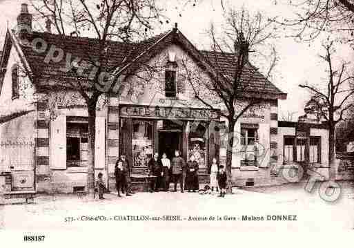 Ville de CHATILLONSURSEINE, carte postale ancienne