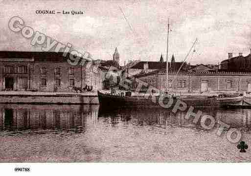 Ville de COGNAC, carte postale ancienne