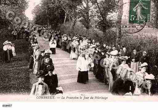 Ville de COMBREUX, carte postale ancienne