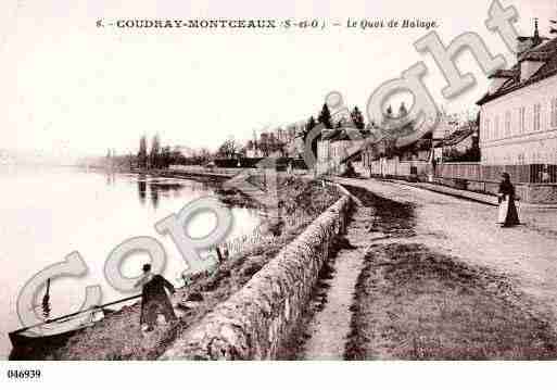 Ville de COUDRAYMONTCEAUX(LE), carte postale ancienne