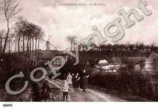 Ville de EBBLINGHEM, carte postale ancienne