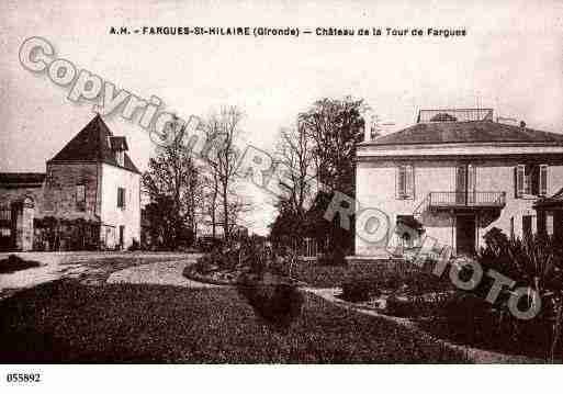 Ville de FARGUESSAINTHILAIRE, carte postale ancienne