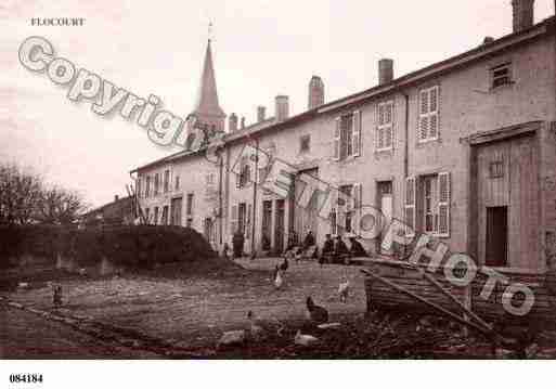 Ville de FLOCOURT, carte postale ancienne