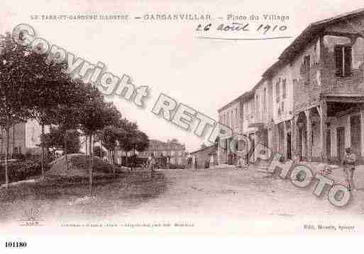 Ville de GARGANVILLAR, carte postale ancienne