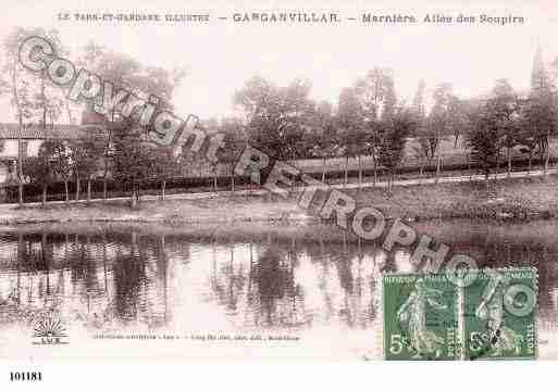 Ville de GARGANVILLAR, carte postale ancienne