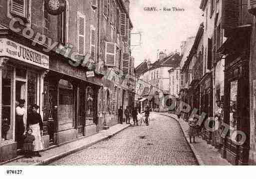 Ville de GRAY, carte postale ancienne