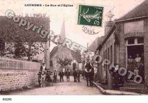 Ville de LOUESME, carte postale ancienne