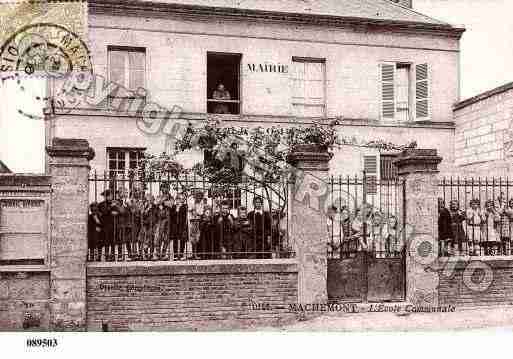 Ville de MACHEMONT, carte postale ancienne