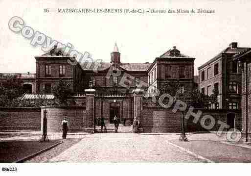 Ville de MAZINGARBE, carte postale ancienne