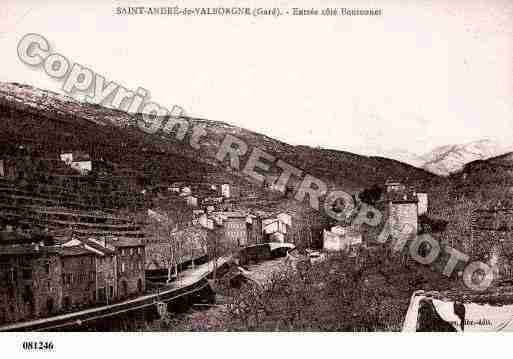 Ville de SAINTANDREDEVALBORGNE, carte postale ancienne