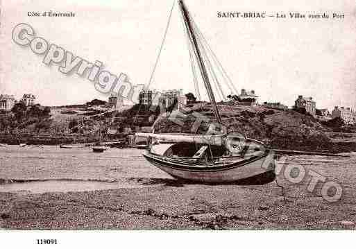 Ville de SAINTBRIACSURMER, carte postale ancienne