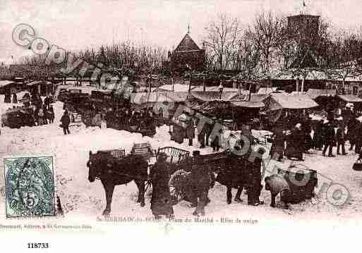 Ville de SAINTGERMAINDUBOIS, carte postale ancienne