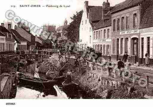 Ville de SAINTOMER, carte postale ancienne