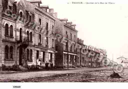 Ville de TALANGE, carte postale ancienne