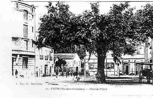 Ville de THUIR, carte postale ancienne