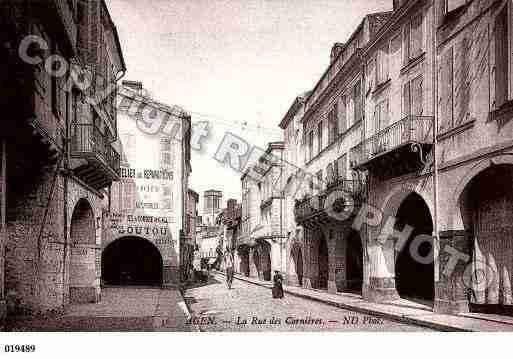 Ville de AGEN, carte postale ancienne