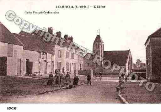 Ville de BEAUTHEIL, carte postale ancienne
